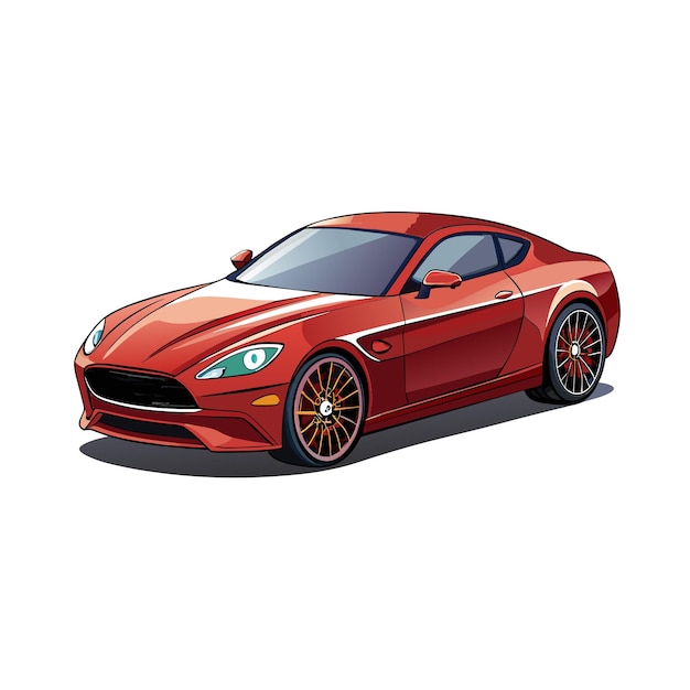 Concepto realista de ilustración vectorial de vehículos de automóviles