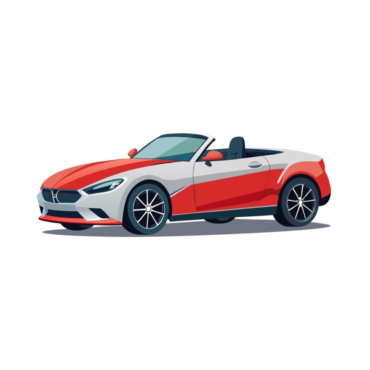 Vector concepto realista de ilustración vectorial de vehículos de automóviles