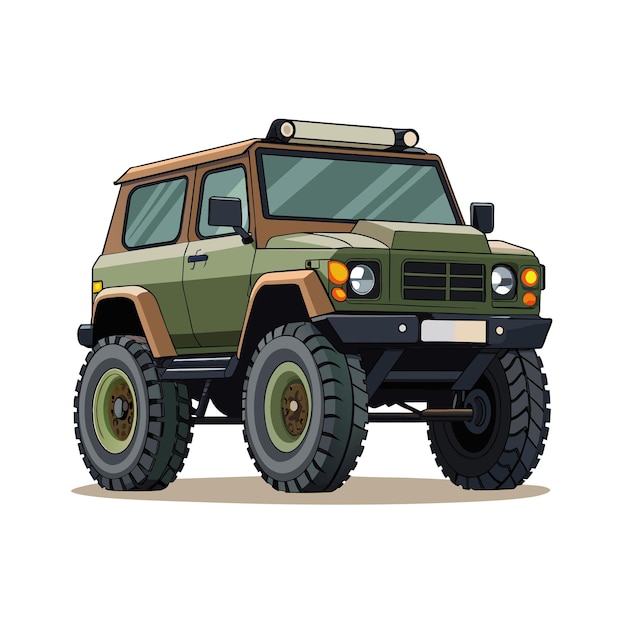 Concepto realista de ilustración vectorial de vehículos de automóviles