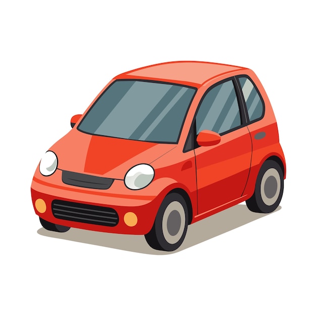 Concepto realista de ilustración vectorial de vehículos de automóviles