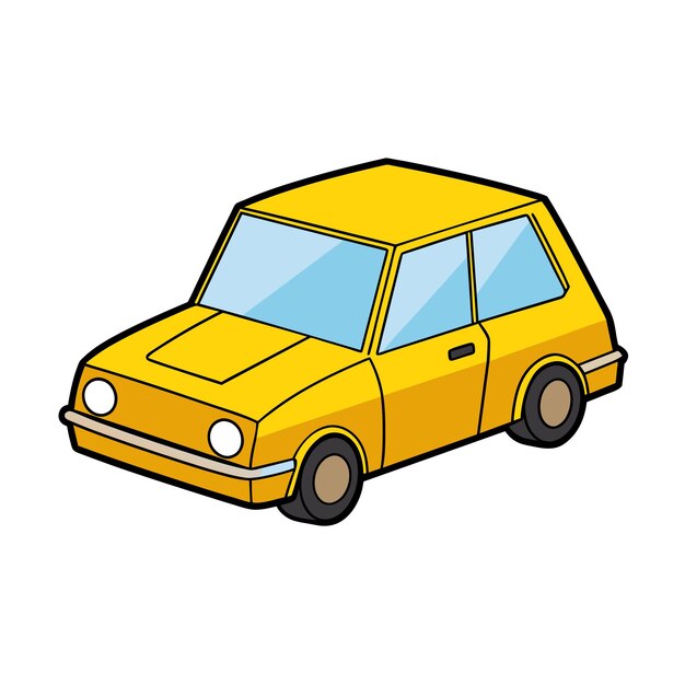 Concepto realista de ilustración vectorial de vehículos de automóviles