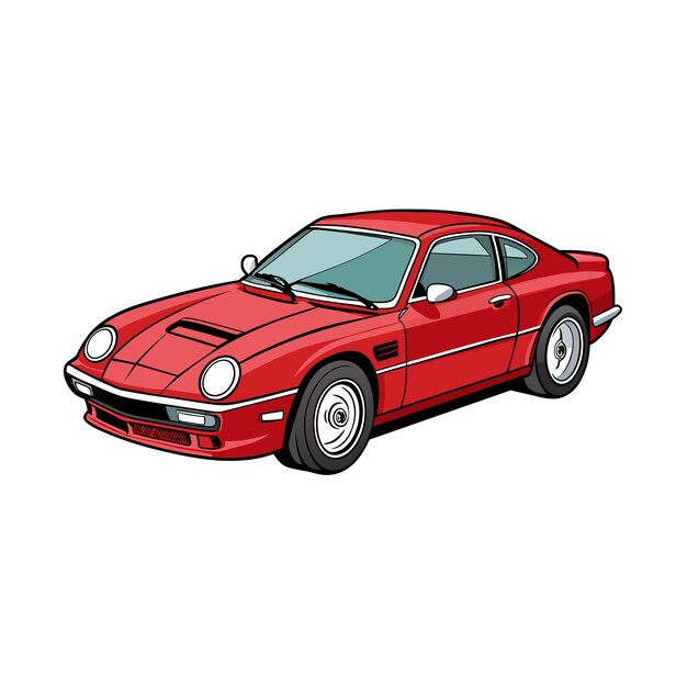 Concepto realista de ilustración vectorial de vehículos de automóviles