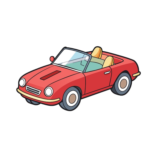 Concepto realista de ilustración vectorial de vehículos de automóviles