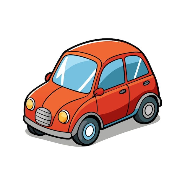 Concepto realista de ilustración vectorial de vehículos de automóviles