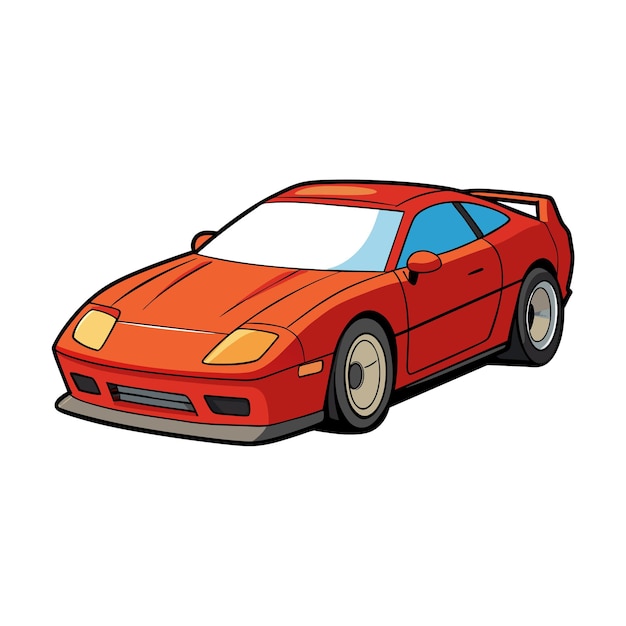 Concepto realista de ilustración vectorial de vehículos de automóviles