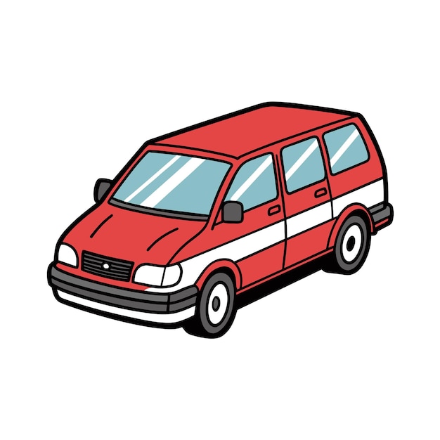 Concepto realista de ilustración vectorial de vehículos de automóviles
