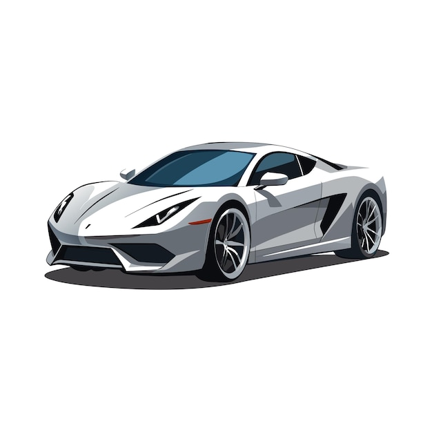 Concepto realista de ilustración vectorial de vehículos de automóviles