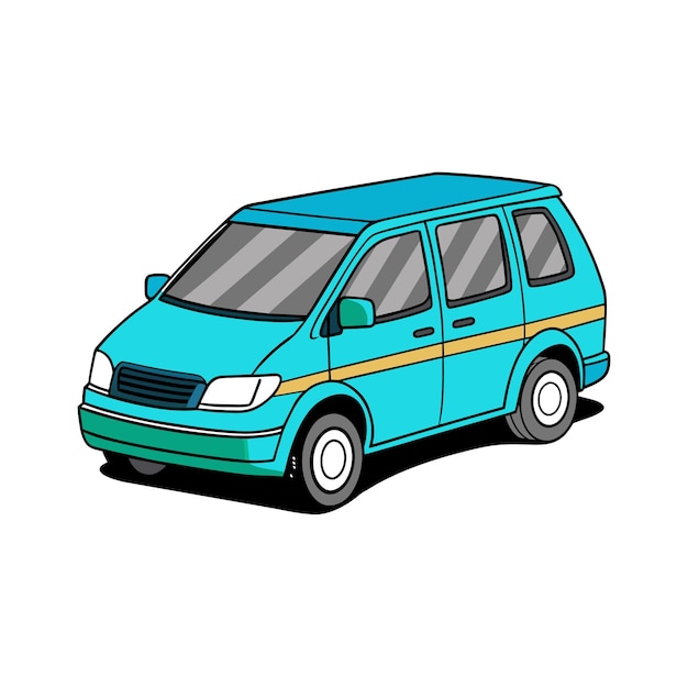 Concepto realista de ilustración vectorial de vehículos de automóviles