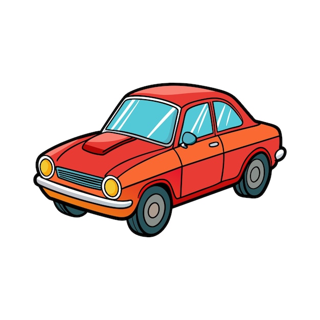 Concepto realista de ilustración vectorial de vehículos de automóviles