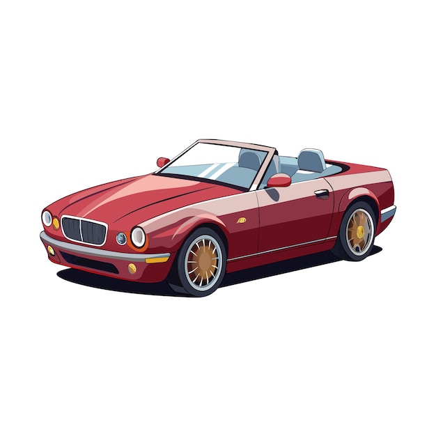 Concepto realista de ilustración vectorial de vehículos de automóviles