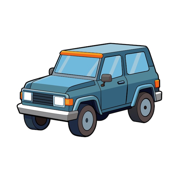 Concepto realista de ilustración vectorial de vehículos de automóviles