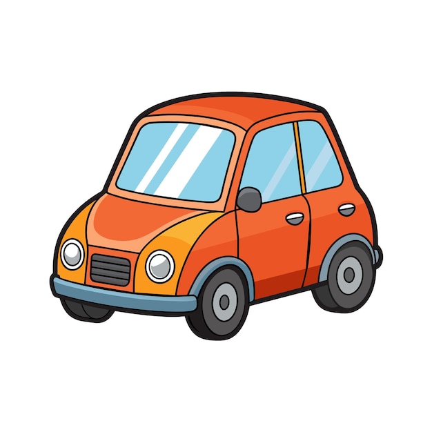 Concepto realista de ilustración vectorial de vehículos de automóviles