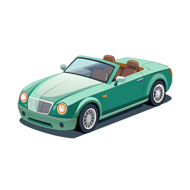 Concepto realista de ilustración vectorial de vehículos de automóviles