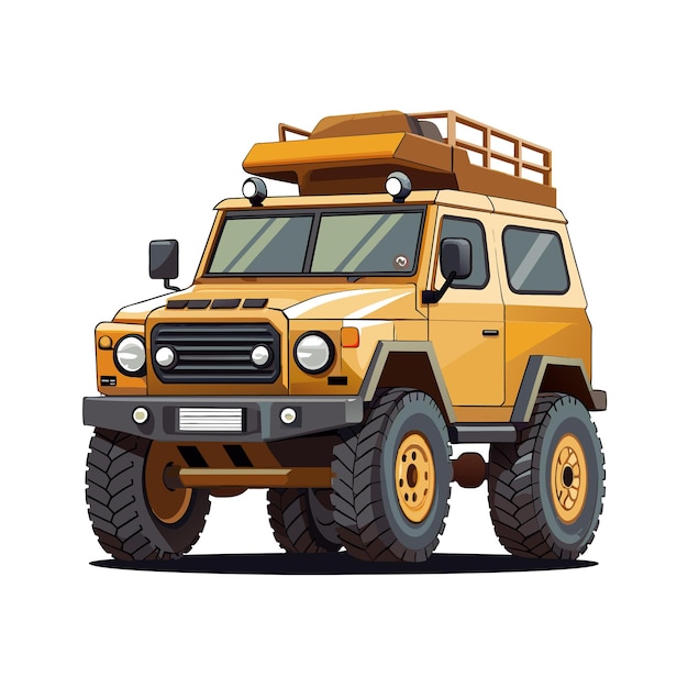 Concepto realista de ilustración vectorial de vehículos de automóviles