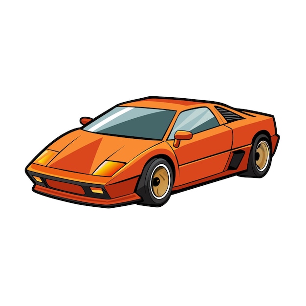 Concepto realista de ilustración vectorial de vehículos de automóviles