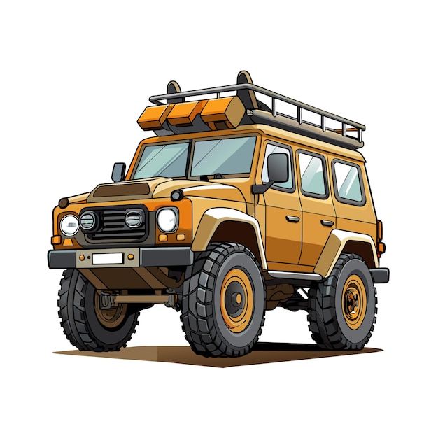 Concepto realista de ilustración vectorial de vehículos de automóviles