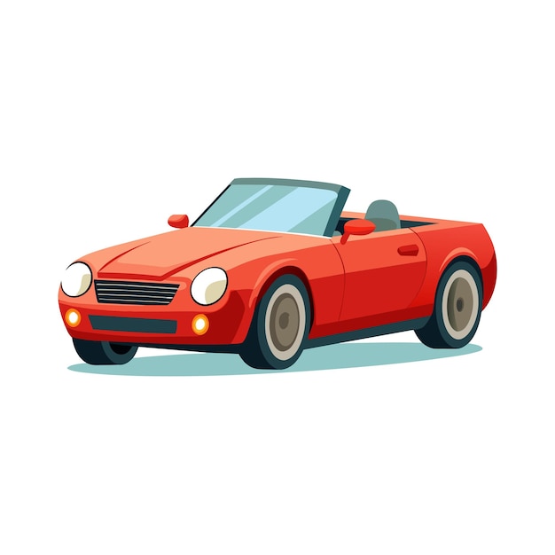 Concepto realista de ilustración vectorial de vehículos de automóviles