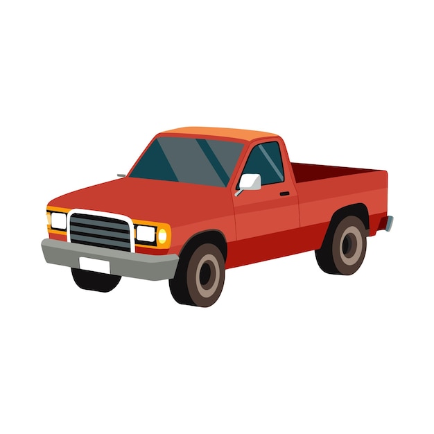 Concepto realista de ilustración vectorial de vehículos de automóviles