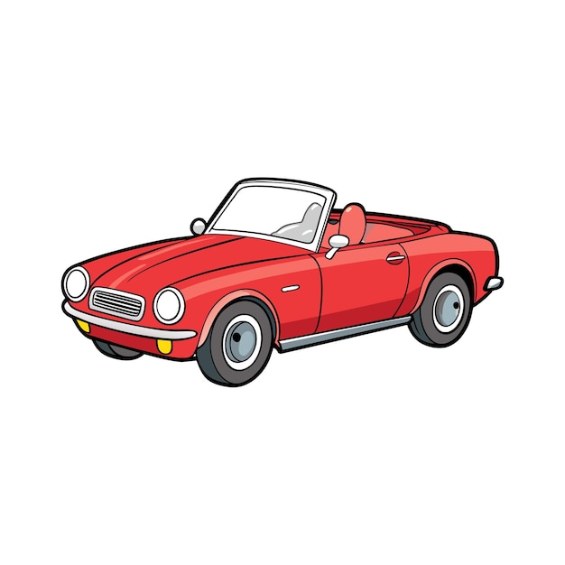 Concepto realista de ilustración vectorial de vehículos de automóviles