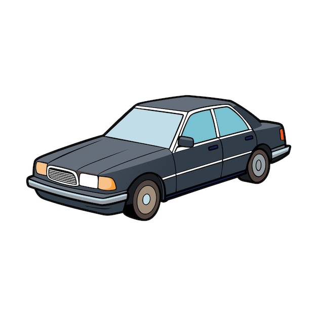 Concepto realista de ilustración vectorial de vehículos de automóviles