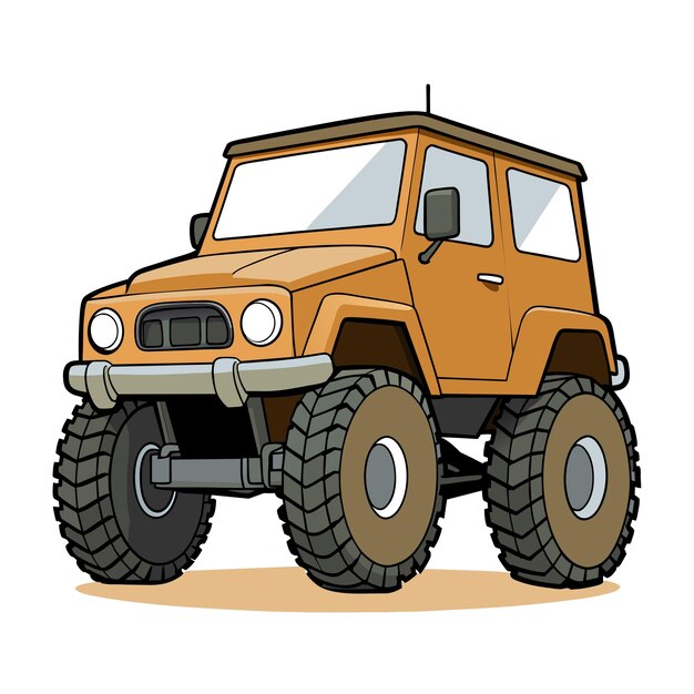 Concepto realista de ilustración vectorial de vehículos de automóviles