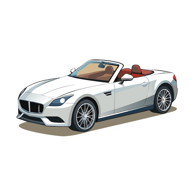 Concepto realista de ilustración vectorial de vehículos de automóviles