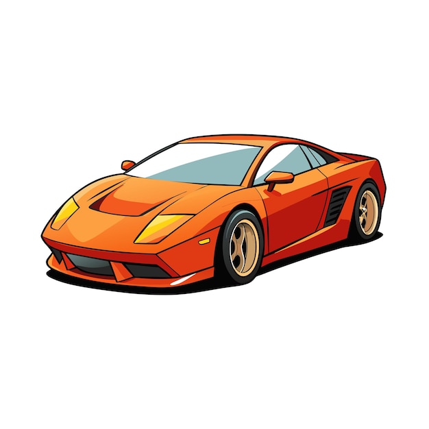 Concepto realista de ilustración vectorial de vehículos de automóviles