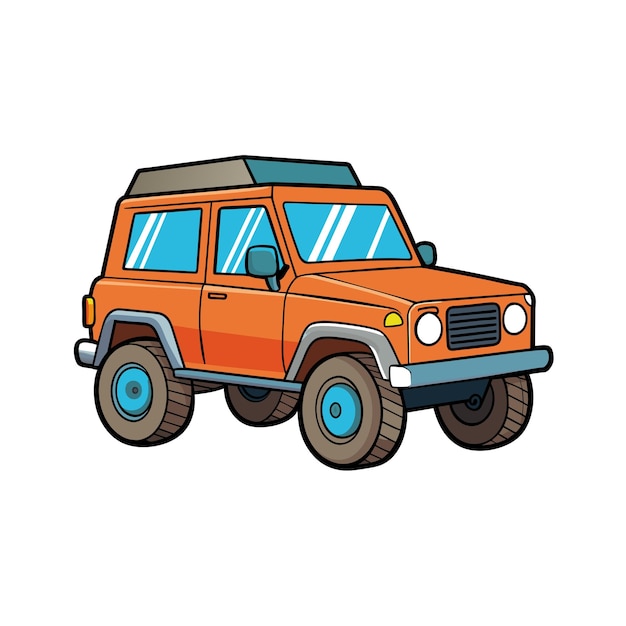 Concepto realista de ilustración vectorial de vehículos de automóviles