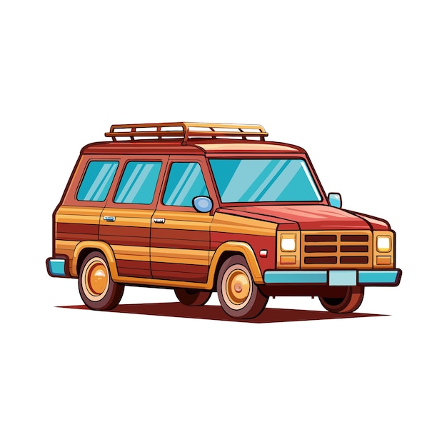 Concepto realista de ilustración vectorial de vehículos de automóviles