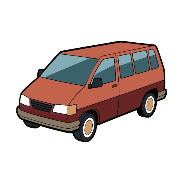 Concepto realista de ilustración vectorial de vehículos de automóviles