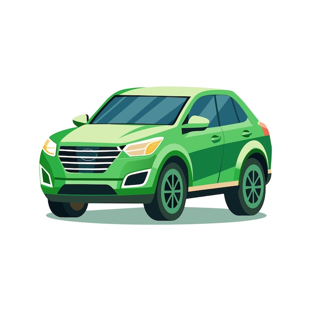 Concepto realista de ilustración vectorial de vehículos de automóviles