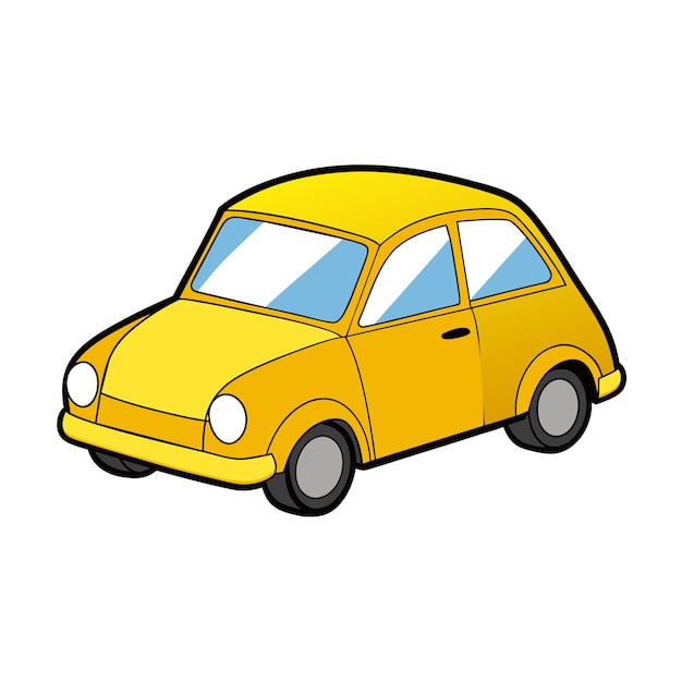 Concepto realista de ilustración vectorial de vehículos de automóviles