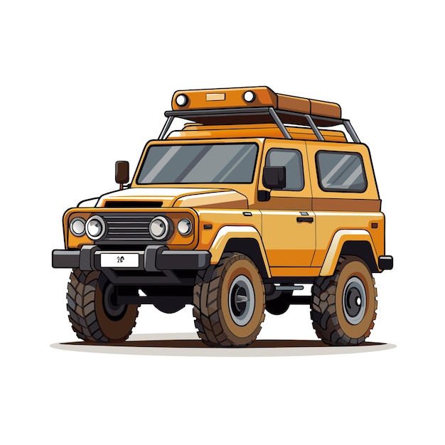 Concepto realista de ilustración vectorial de vehículos de automóviles