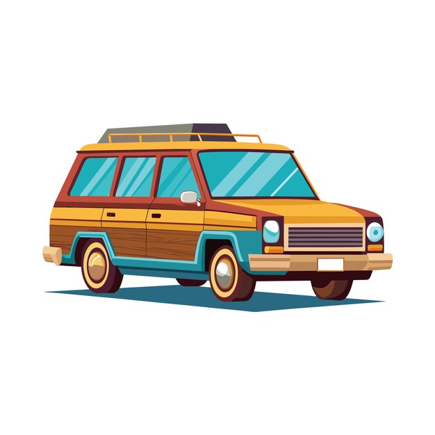 Concepto realista de ilustración vectorial de vehículos de automóviles