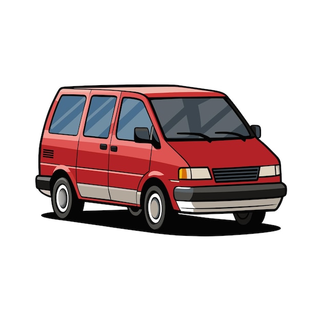 Concepto realista de ilustración vectorial de vehículos de automóviles