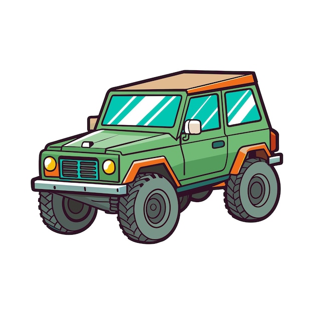 Concepto realista de ilustración vectorial de vehículos de automóviles