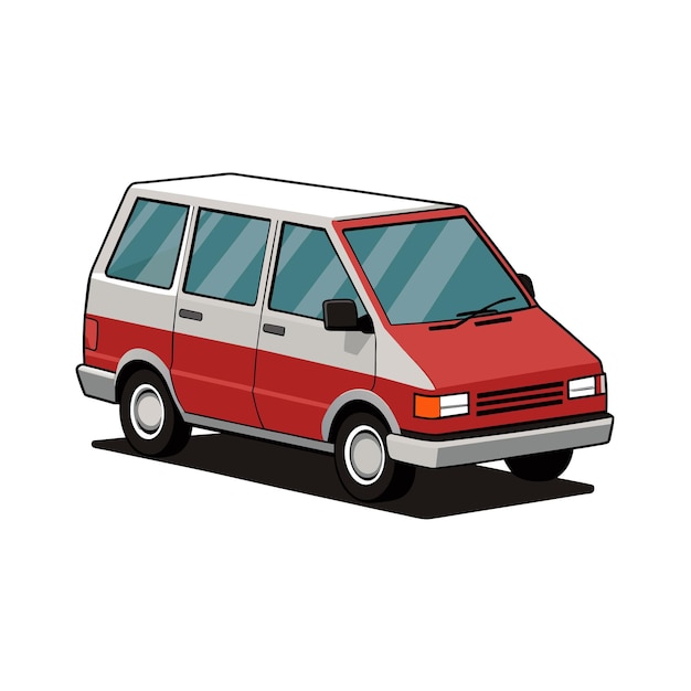 Concepto realista de ilustración vectorial de vehículos de automóviles