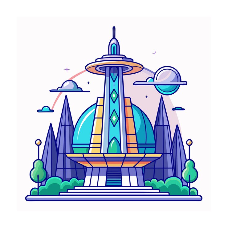 Vector concepto realista de logotipo empresarial de diferentes tipos de empresas