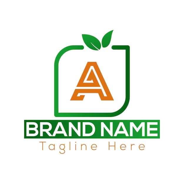 Concepto de reciclaje ecológico Vector humano Logotipo abstracto de la naturaleza Diseño de logotipo AT