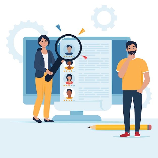 Concepto de recursos humanos, contratación