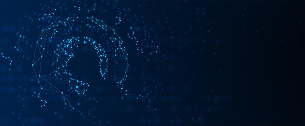 Concepto de red neuronal Células conectadas con enlaces Proceso de alta tecnología Fondo futurista abstracto