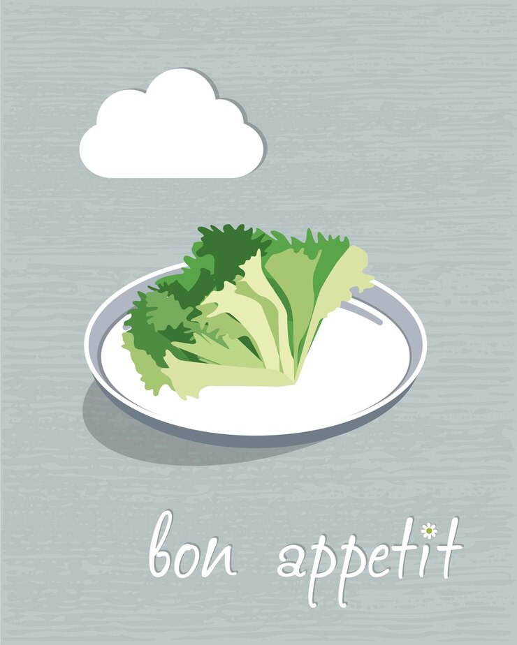 Vector concepto de restaurante vegetariano.