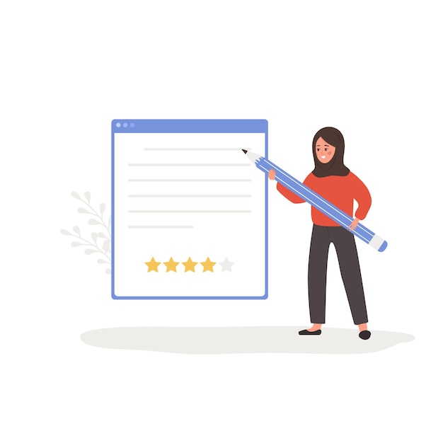 Concepto de revisión del cliente