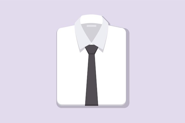 Concepto de ropa y accesorios masculinos Ilustración de vector plano coloreado aislado