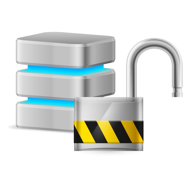 Vector concepto de seguridad informática