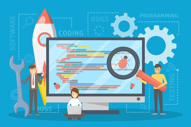 Concepto de software de prueba. Proceso de prueba de código de aplicación