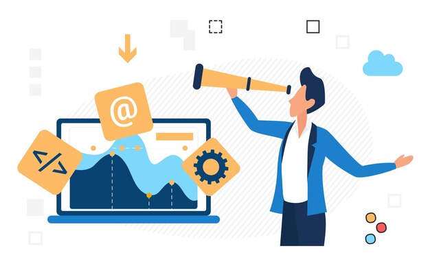 Concepto de soporte de servicio para ayuda de software para usuarios de aplicaciones