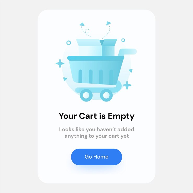 Vector concepto de tarjeta vacía