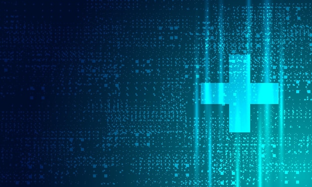 concepto de tecnología de innovación médica de atención médica