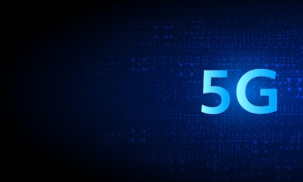 concepto de tecnología red móvil 6G Telecomunicaciones de nueva generación móvil de alta velocidad Inter